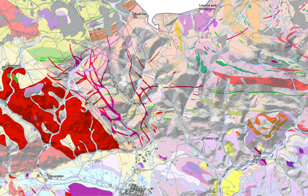 Geologická mapa Jáchymova